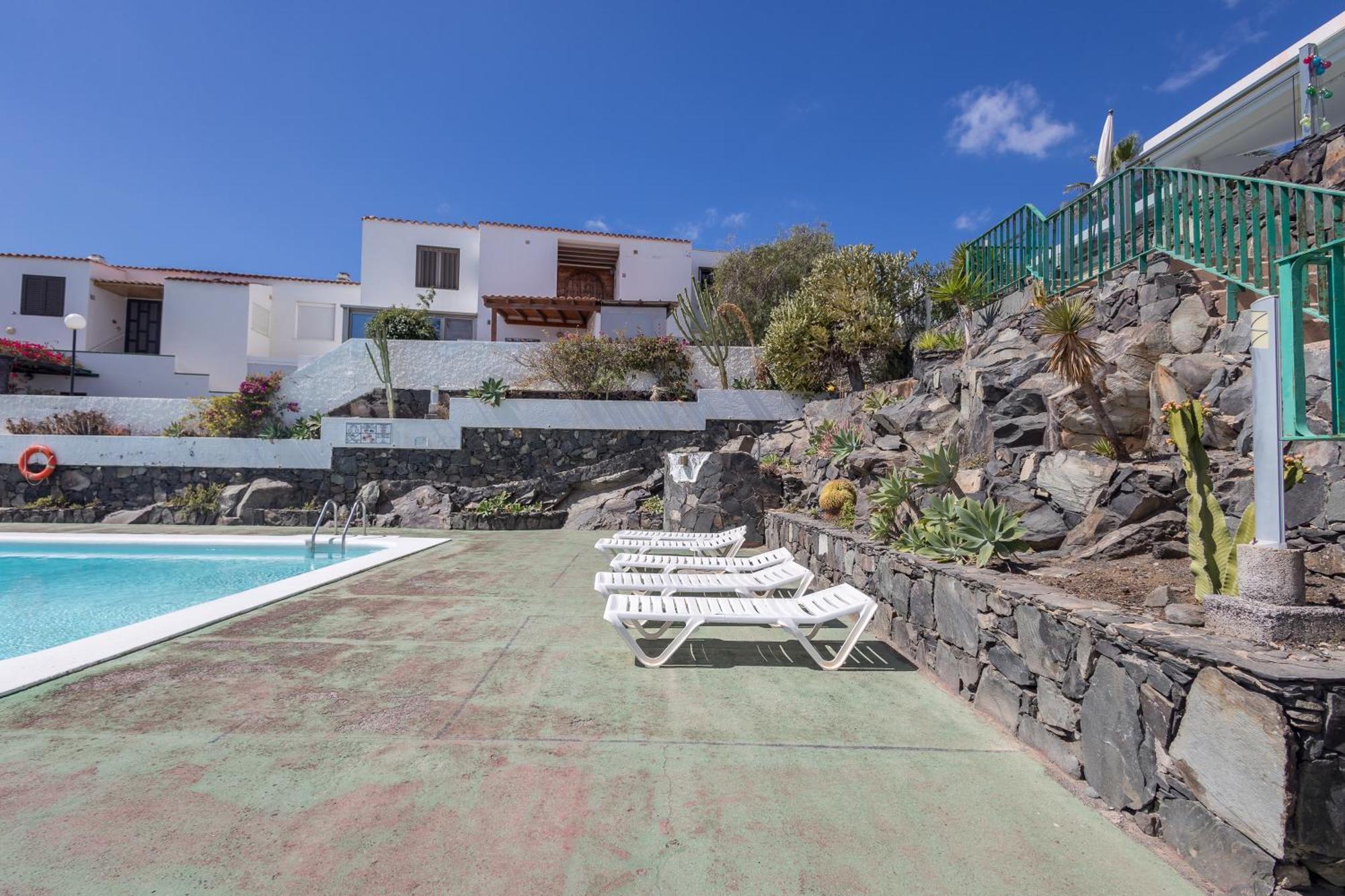 Bungalow playa Águila terraza piscina by Lightbooking Maspalomas  Esterno foto
