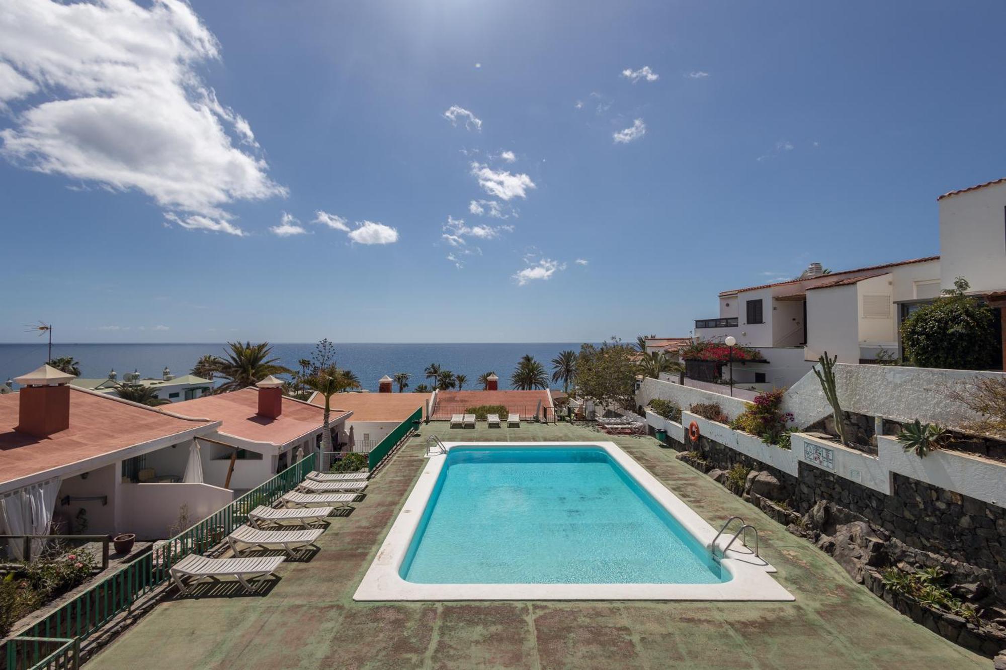 Bungalow playa Águila terraza piscina by Lightbooking Maspalomas  Esterno foto