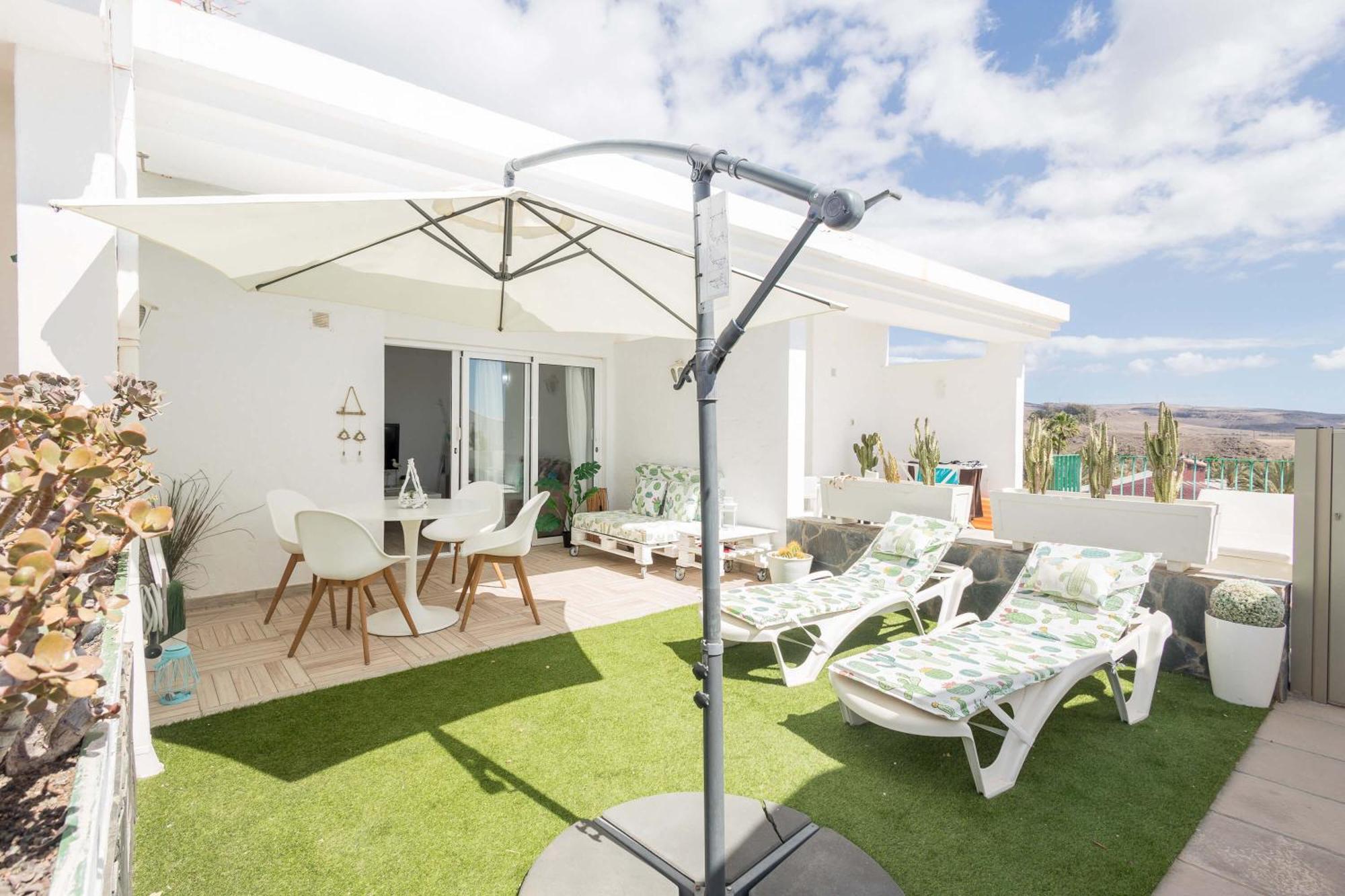 Bungalow playa Águila terraza piscina by Lightbooking Maspalomas  Esterno foto