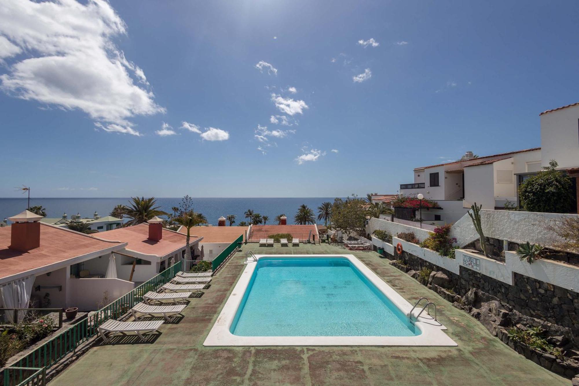 Bungalow playa Águila terraza piscina by Lightbooking Maspalomas  Esterno foto